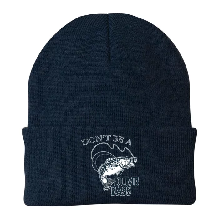 Funny Fishing - Don't Be A Dumb Bass Knit Cap Winter Beanie