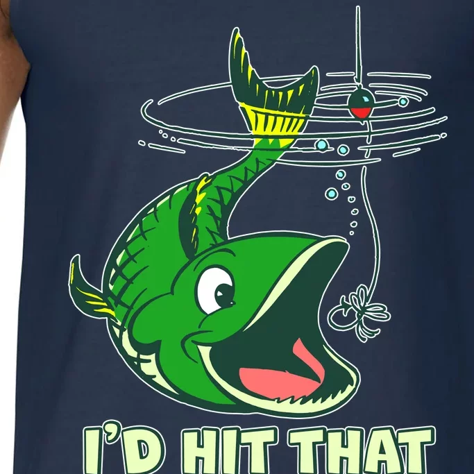 Funny Fishing I'd Hit That Comfort Colors® Tank Top