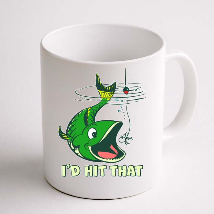 Funny Fishing I'd Hit That Front & Back Coffee Mug