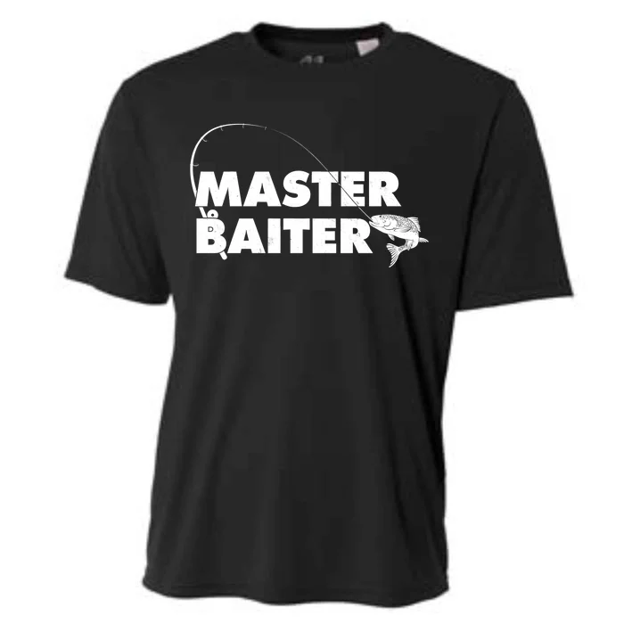 Funny Fishing Master Baiter Cooling Performance Crew T-Shirt