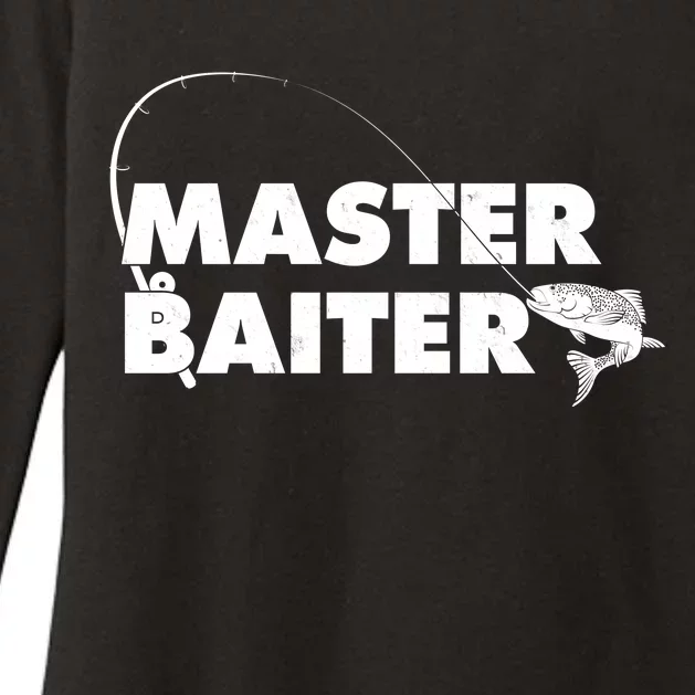 Funny Fishing Master Baiter Womens CVC Long Sleeve Shirt