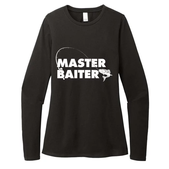 Funny Fishing Master Baiter Womens CVC Long Sleeve Shirt