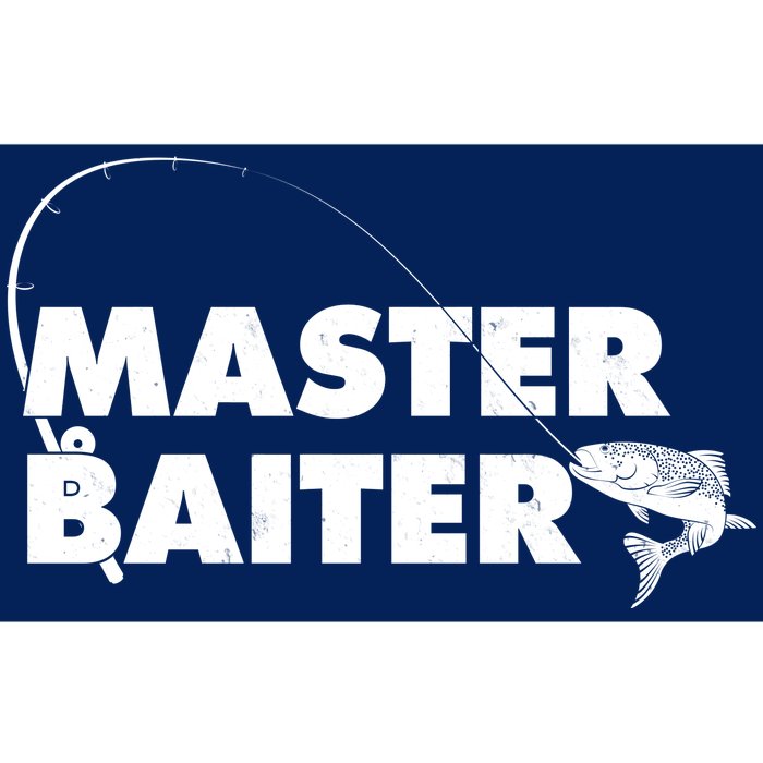 Funny Fishing Master Baiter Bumper Sticker