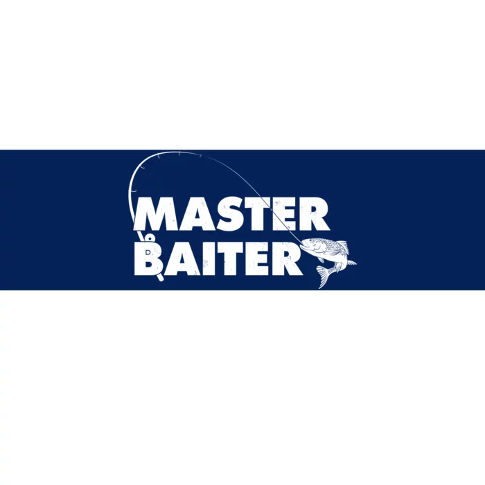 Funny Fishing Master Baiter Bumper Sticker