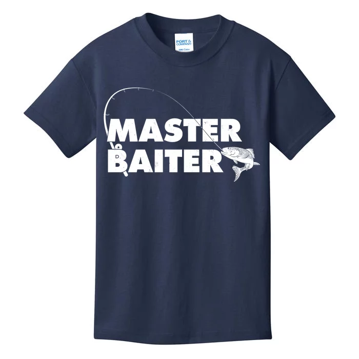 Funny Fishing Master Baiter Kids T-Shirt