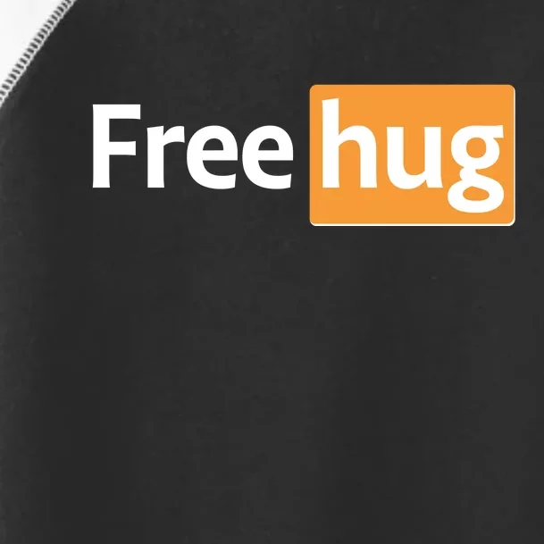 Funny Free Hug Logo Meme Toddler Fine Jersey T-Shirt