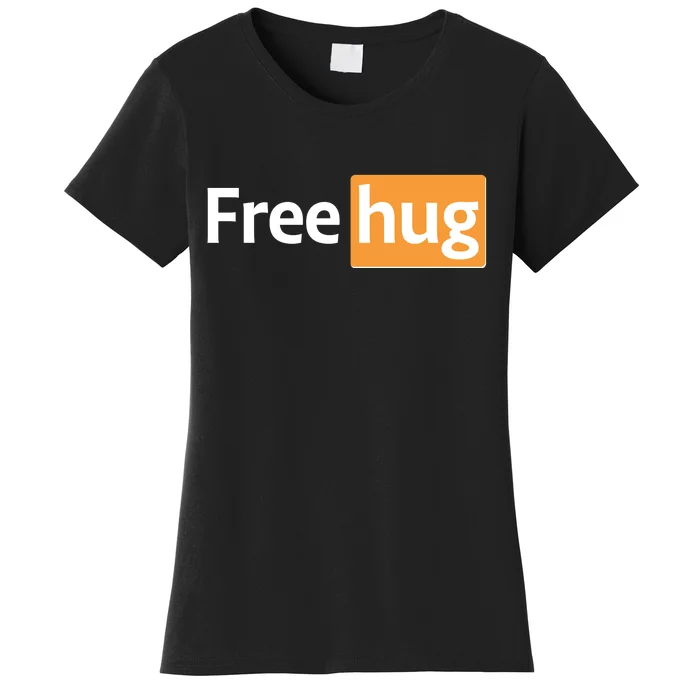 Funny Free Hug Logo Meme Women's T-Shirt