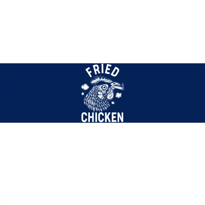 Funny Fried Chicken Smoking Joint Bumper Sticker