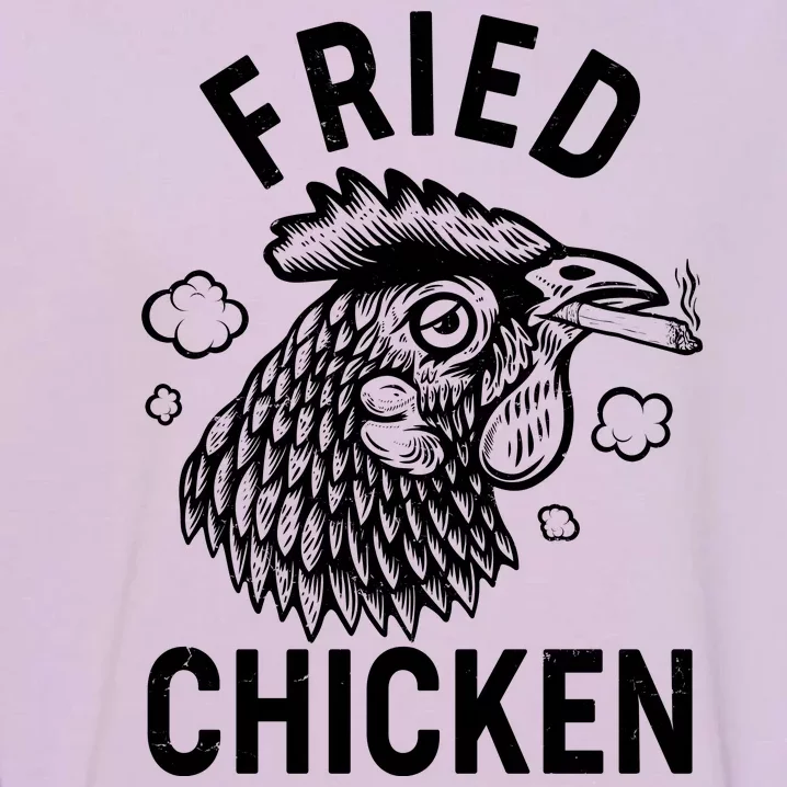 Funny Fried Chicken Smoking Joint Garment-Dyed Sweatshirt