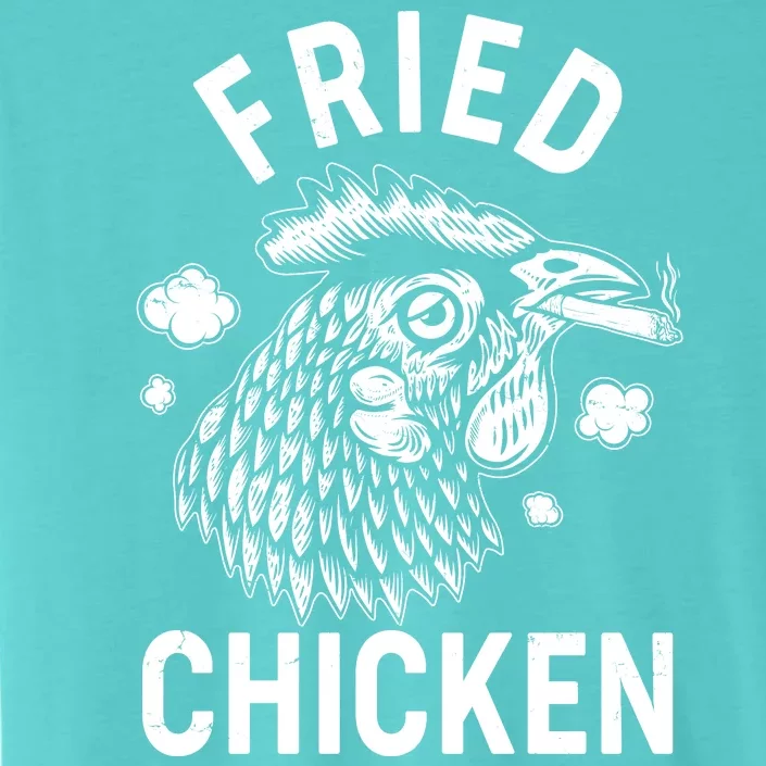 Funny Fried Chicken Smoking Joint ChromaSoft Performance T-Shirt