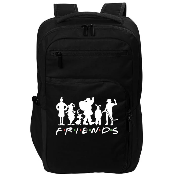 Funny Friends Famous Christmas Movies Impact Tech Backpack