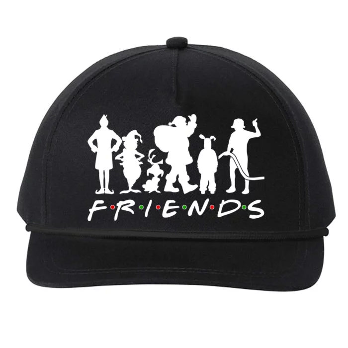 Funny Friends Famous Christmas Movies Snapback Five-Panel Rope Hat