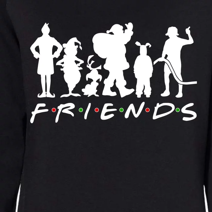 Funny Friends Famous Christmas Movies Womens California Wash Sweatshirt