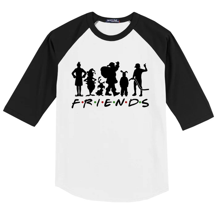 Funny Friends Famous Christmas Movies Baseball Sleeve Shirt