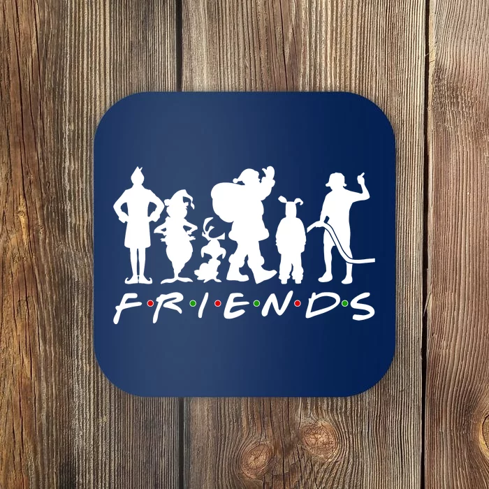 Funny Friends Famous Christmas Movies Coaster