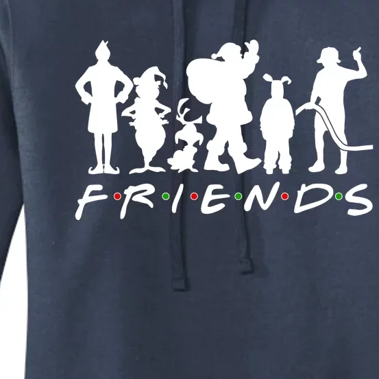 Funny Friends Famous Christmas Movies Women's Pullover Hoodie