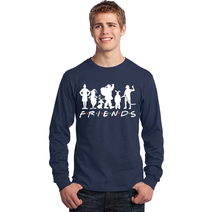 Funny Friends Famous Christmas Movies Tall Long Sleeve T-Shirt