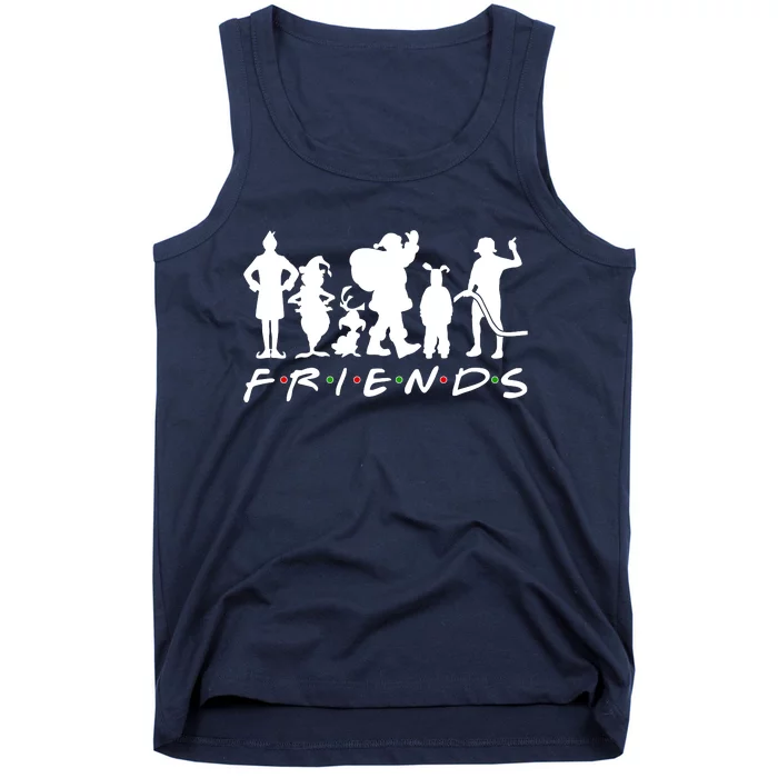 Funny Friends Famous Christmas Movies Tank Top