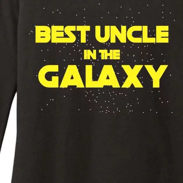 Funny Galaxy Uncle Womens CVC Long Sleeve Shirt