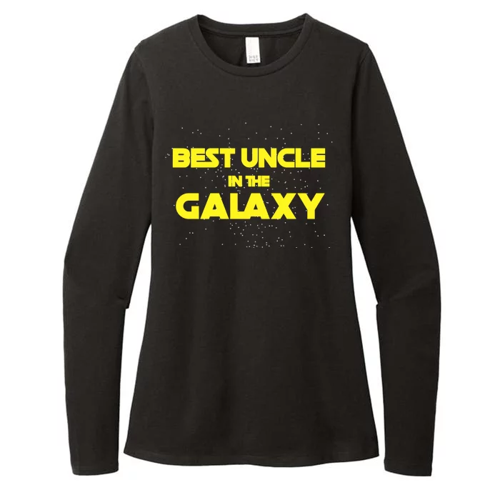 Funny Galaxy Uncle Womens CVC Long Sleeve Shirt