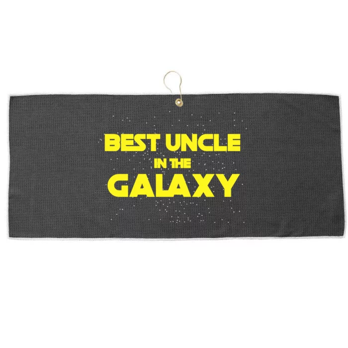 Funny Galaxy Uncle Large Microfiber Waffle Golf Towel