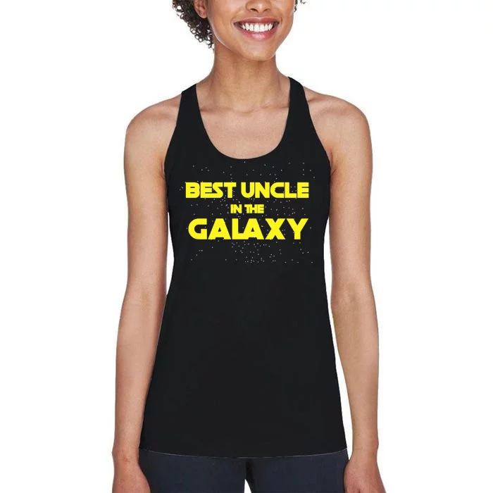 Funny Galaxy Uncle Women's Racerback Tank