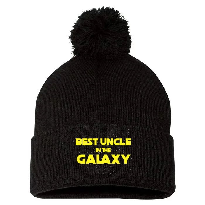 Funny Galaxy Uncle Pom Pom 12in Knit Beanie