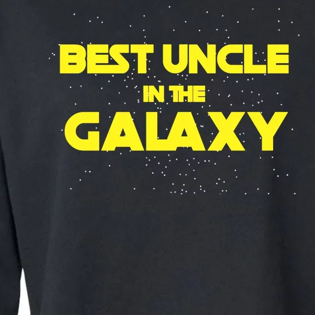 Funny Galaxy Uncle Cropped Pullover Crew