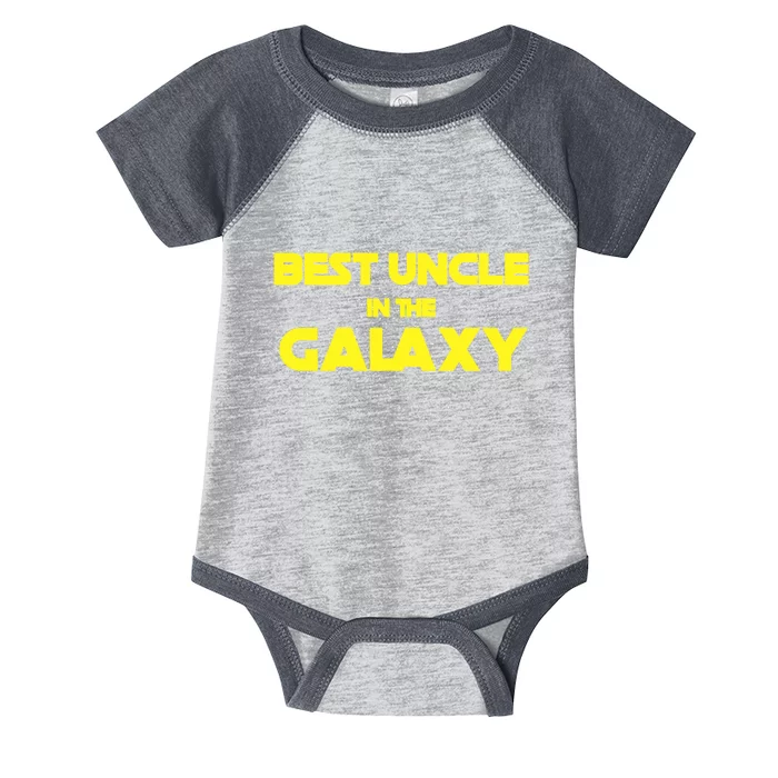 Funny Galaxy Uncle Infant Baby Jersey Bodysuit