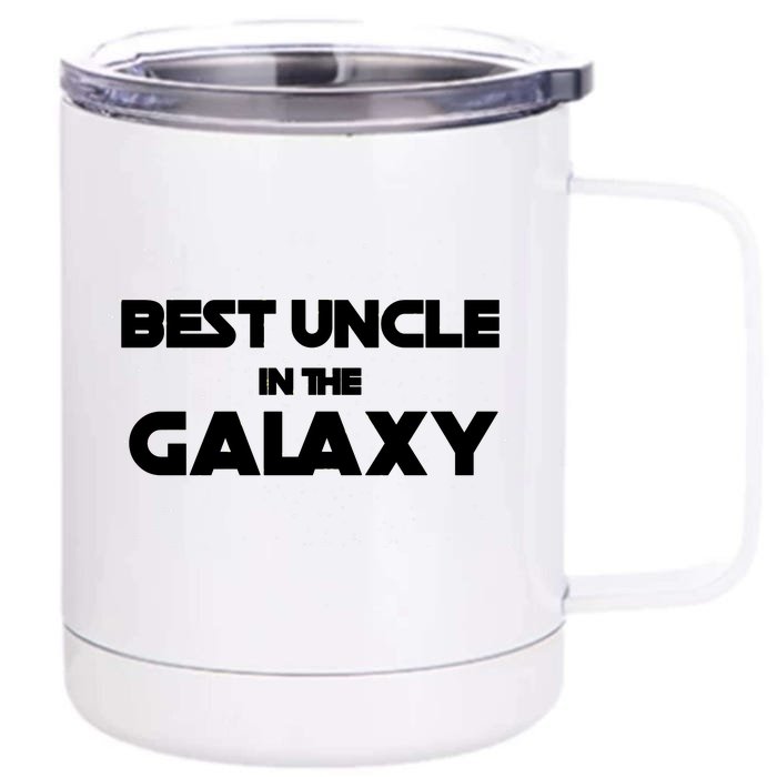 Funny Galaxy Uncle Front & Back 12oz Stainless Steel Tumbler Cup