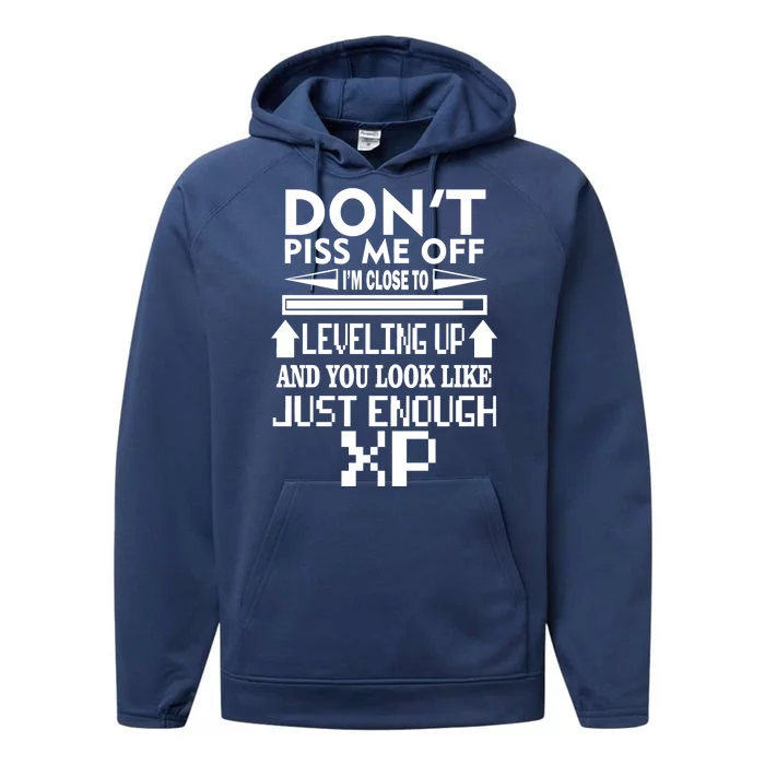 Funny Gamer Performance Fleece Hoodie