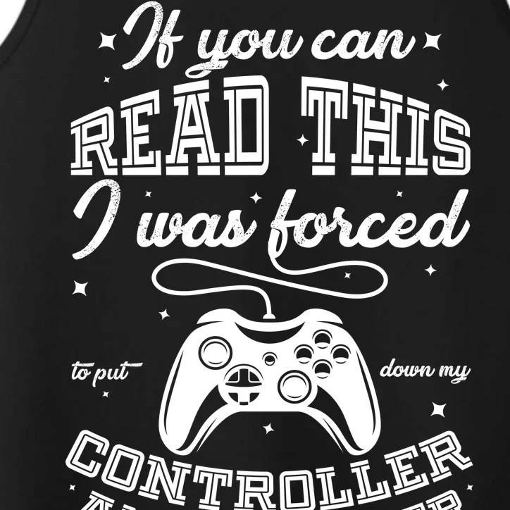 Funny Gamer Re-Enter Society Performance Tank