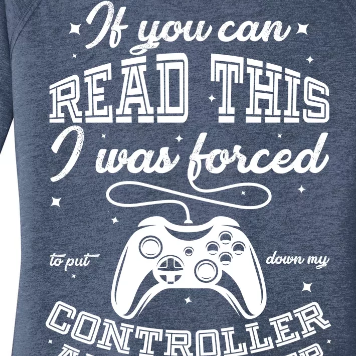 Funny Gamer Re-Enter Society Women's Perfect Tri Tunic Long Sleeve Shirt