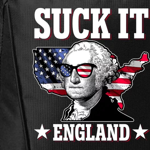 Funny George Washington Suck It England City Backpack