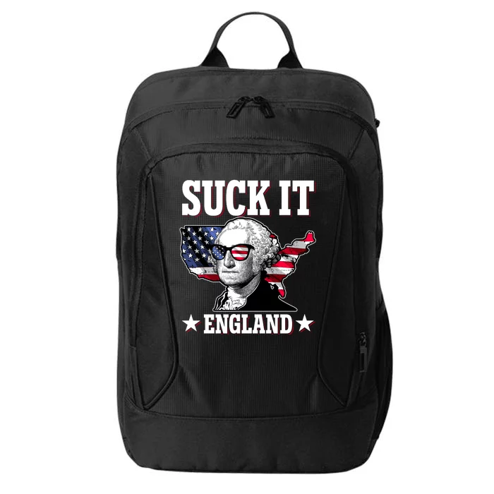 Funny George Washington Suck It England City Backpack