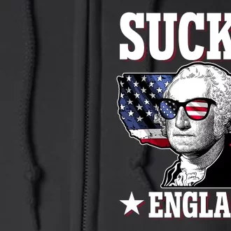 Funny George Washington Suck It England Full Zip Hoodie