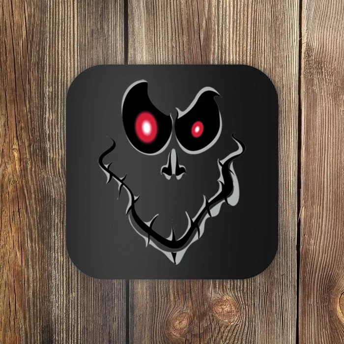 Funny Ghost Face Halloween Coaster