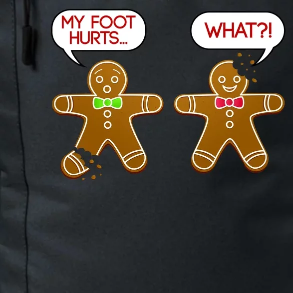 Funny Gingerbread Christmas Daily Commute Backpack