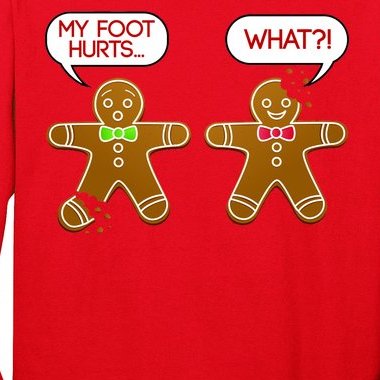 Funny Gingerbread Christmas Long Sleeve Shirt