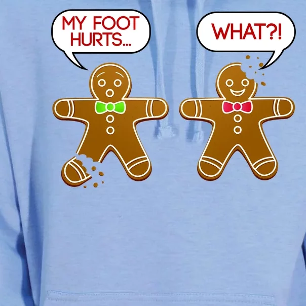 Funny Gingerbread Christmas Unisex Surf Hoodie