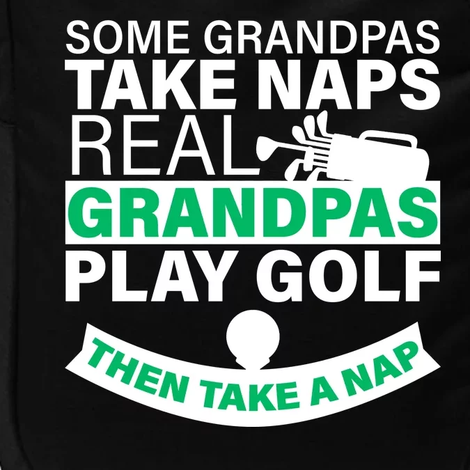 Funny Golf Grandpa Impact Tech Backpack