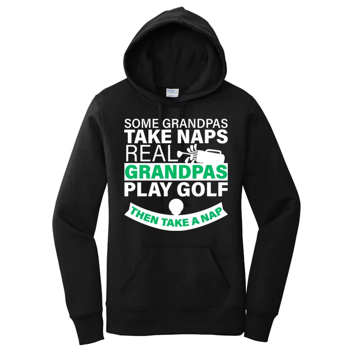 Funny Golf Grandpa Women's Pullover Hoodie