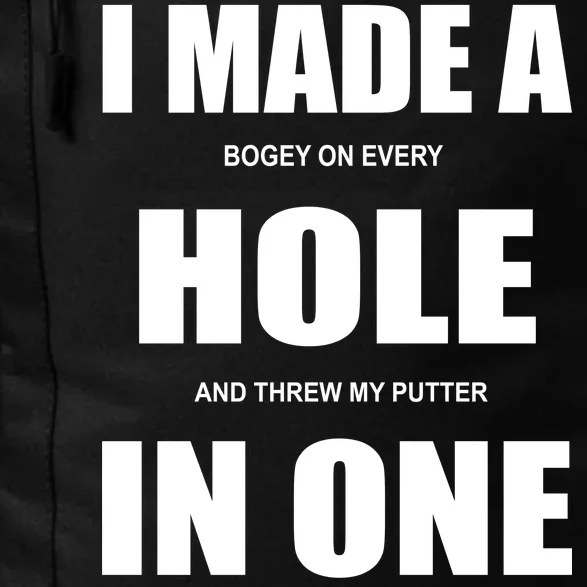 Funny Golf Hole In One Daily Commute Backpack