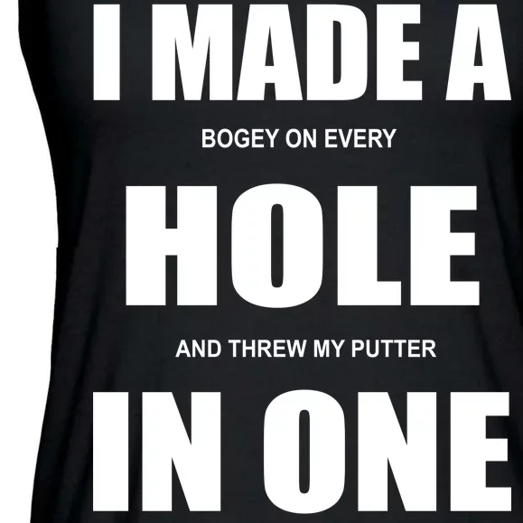 Funny Golf Hole In One Ladies Essential Flowy Tank