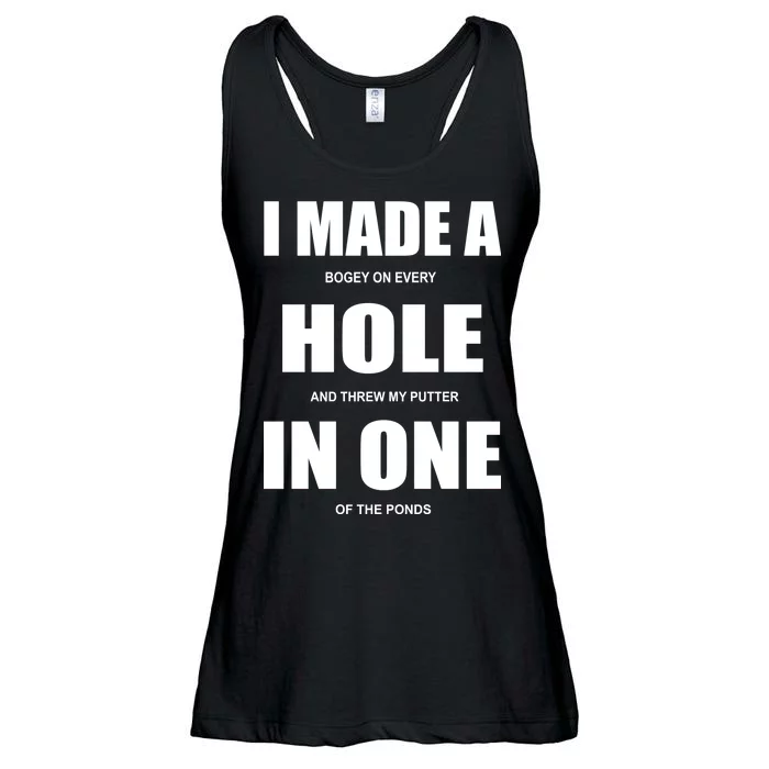 Funny Golf Hole In One Ladies Essential Flowy Tank