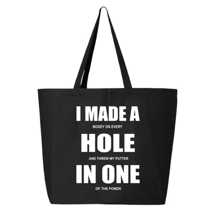 Funny Golf Hole In One 25L Jumbo Tote