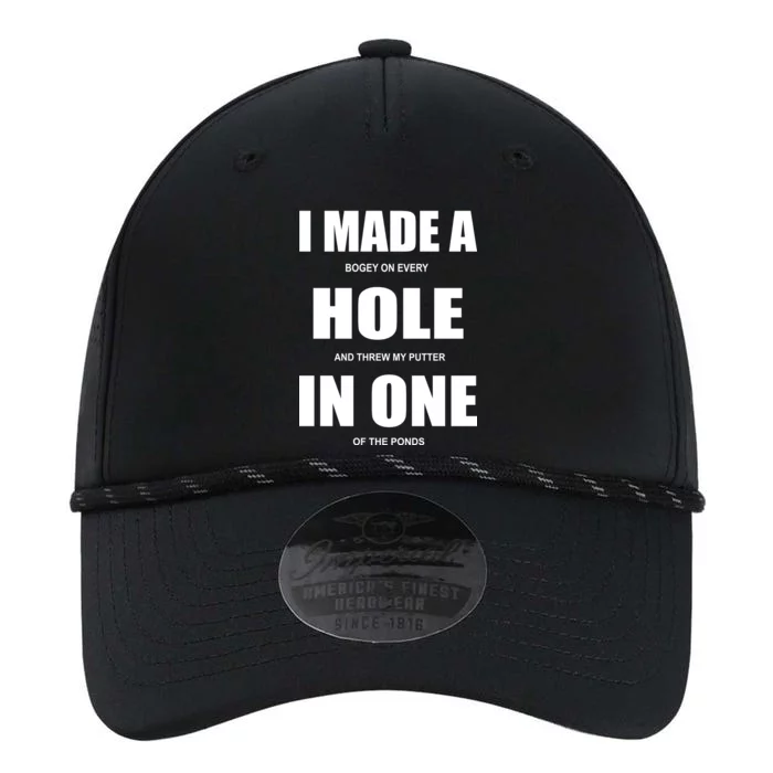 Funny Golf Hole In One Performance The Dyno Cap