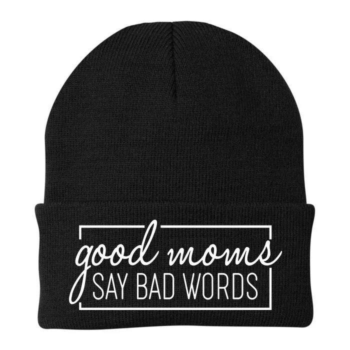 Funny Good Moms Say Bad Words Knit Cap Winter Beanie