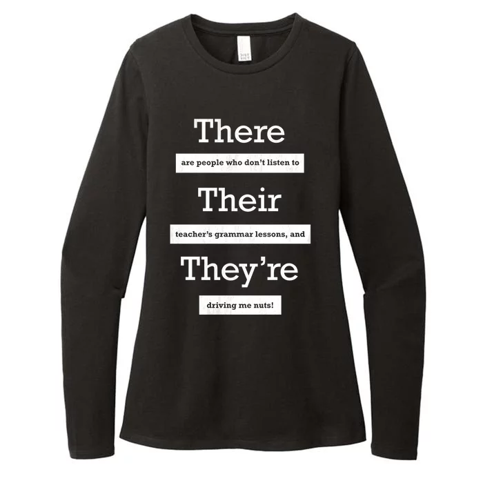 Funny Grammar Teacher Womens CVC Long Sleeve Shirt