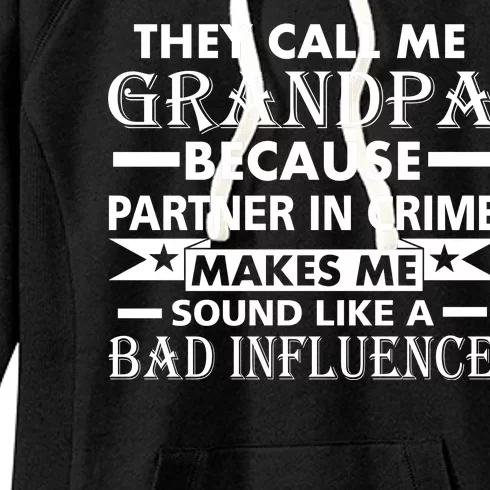 Funny Grandpa Grandfather Women's Fleece Hoodie